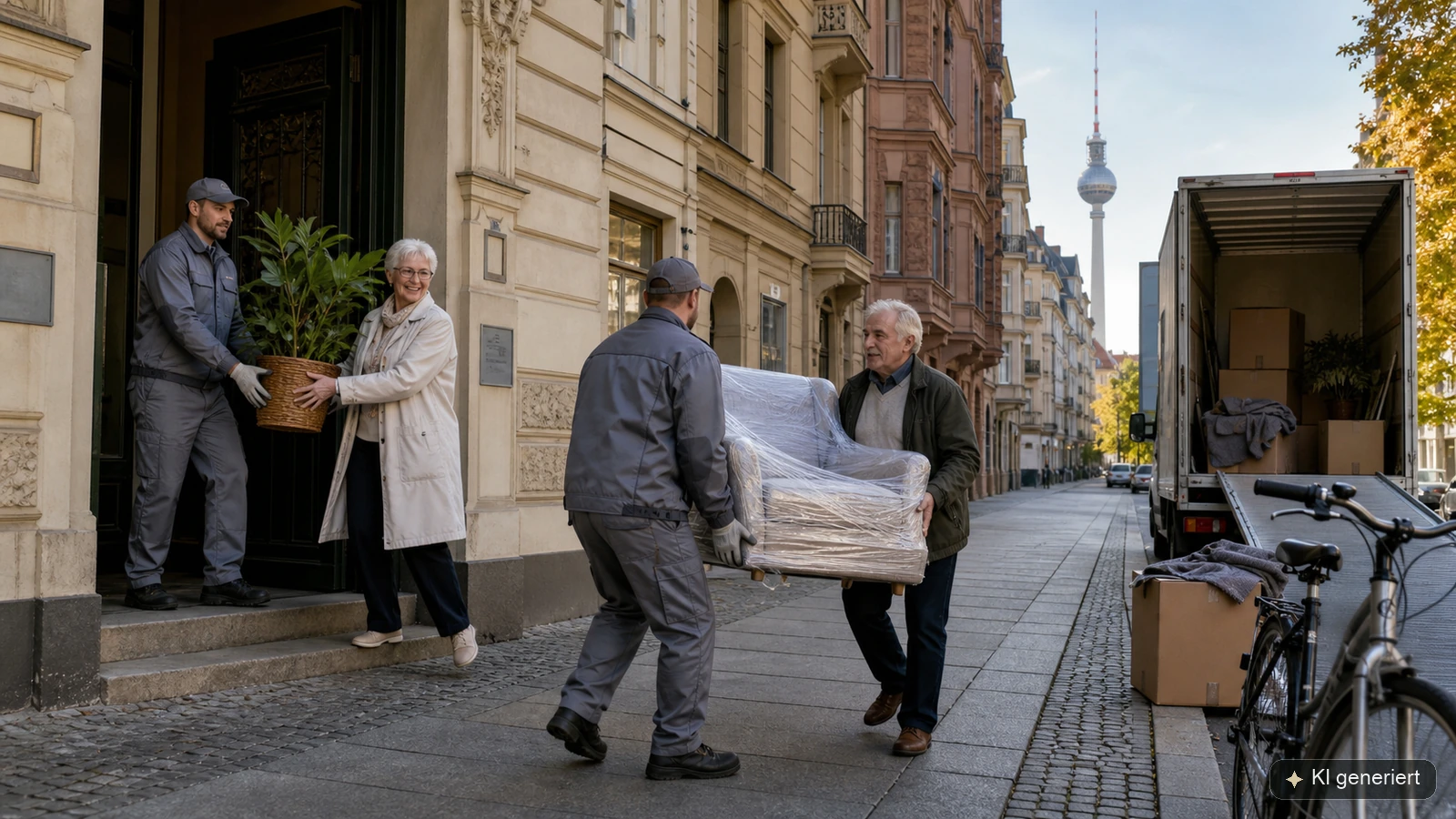 Behutsamer Seniorenumzug in Berlin-Mitte mit professionellen Umzugshelfern
